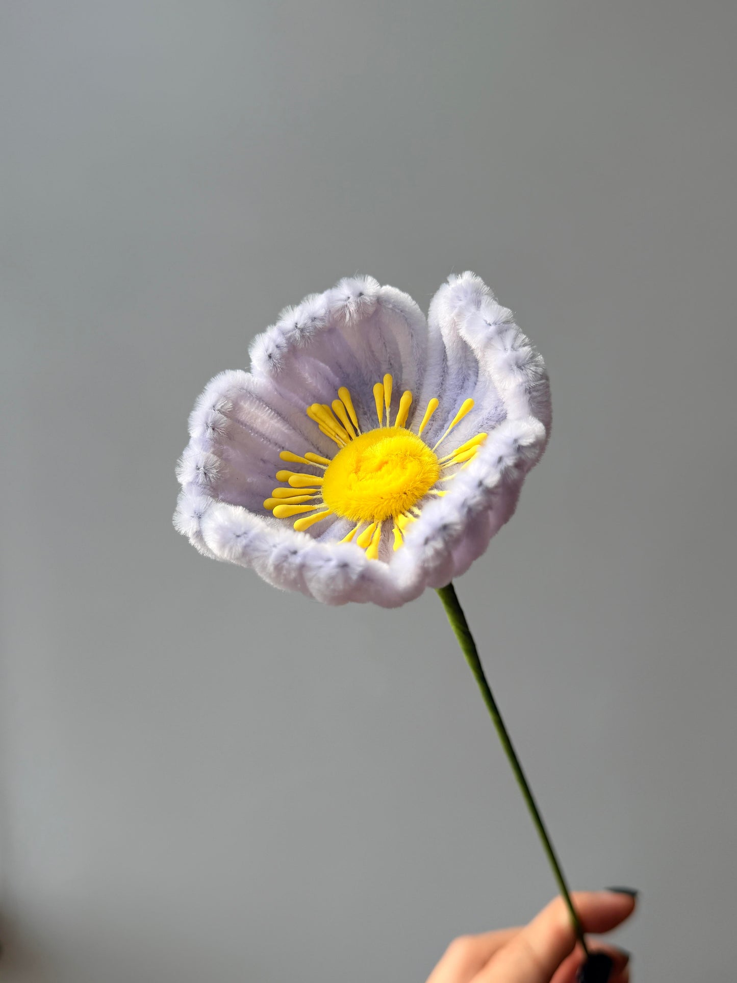 Regular Poppy Pipe Cleaner Flower