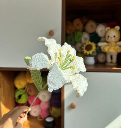 Lily Crochet Flower Stem