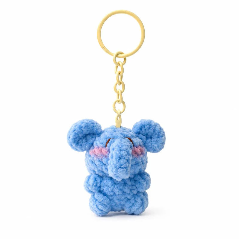 Handmade crochet animal keychains