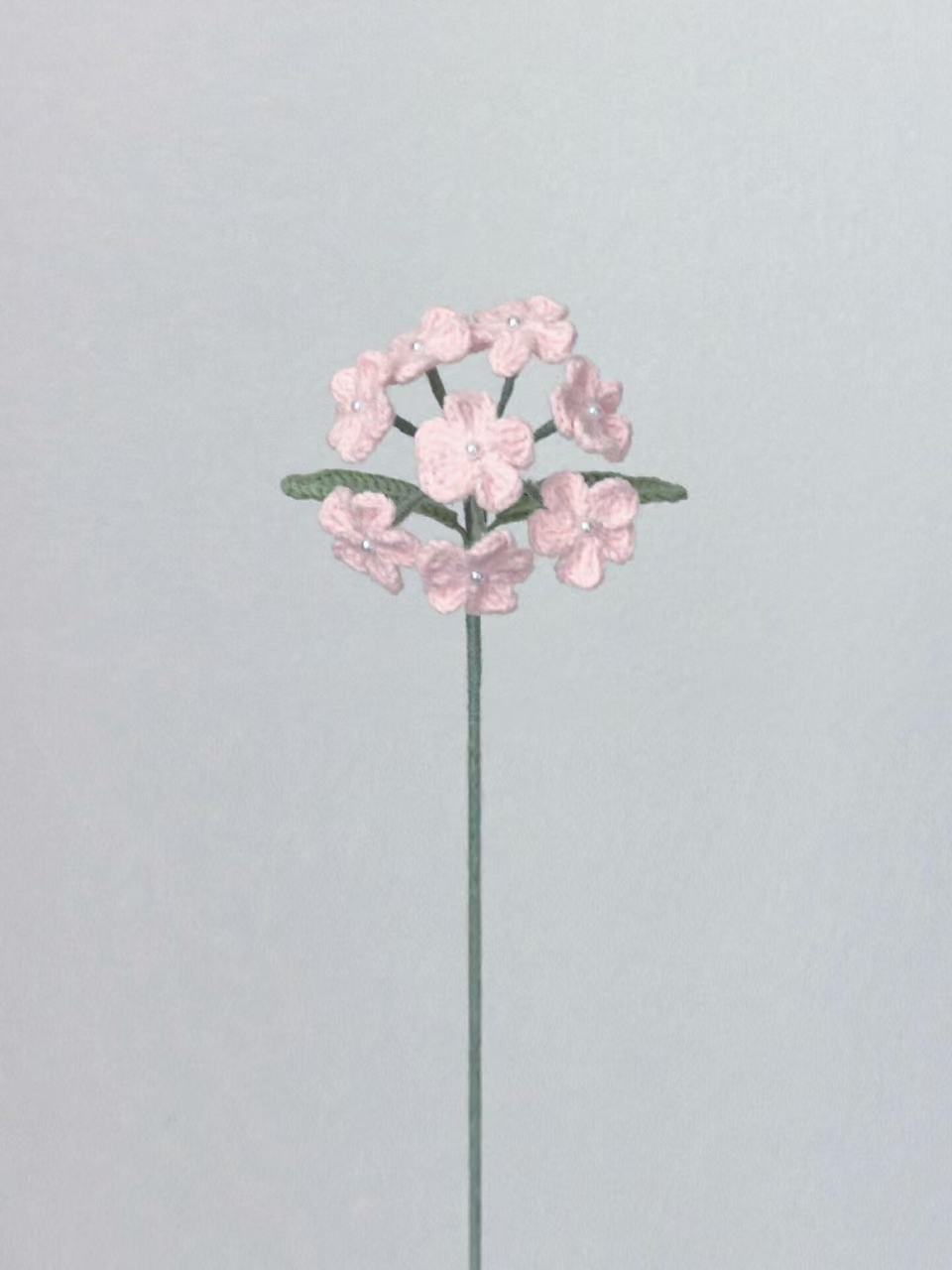 Forget me not Crochet Flower Stem CF-048