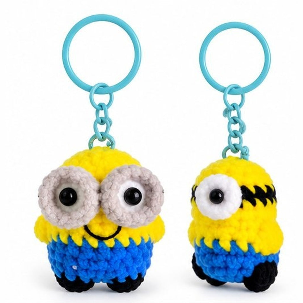 Crochet Candy Bean Character Keychain