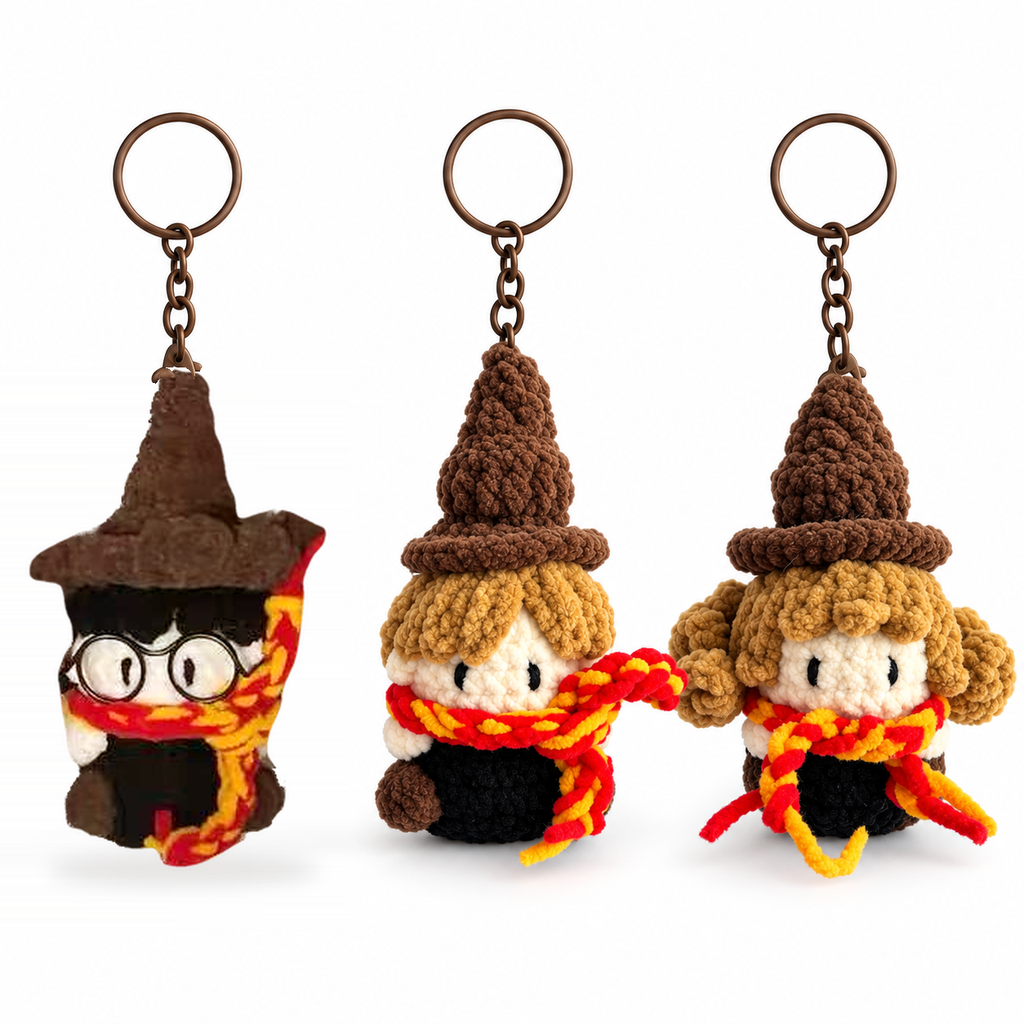 Harry Potter Crochet Character Keychains