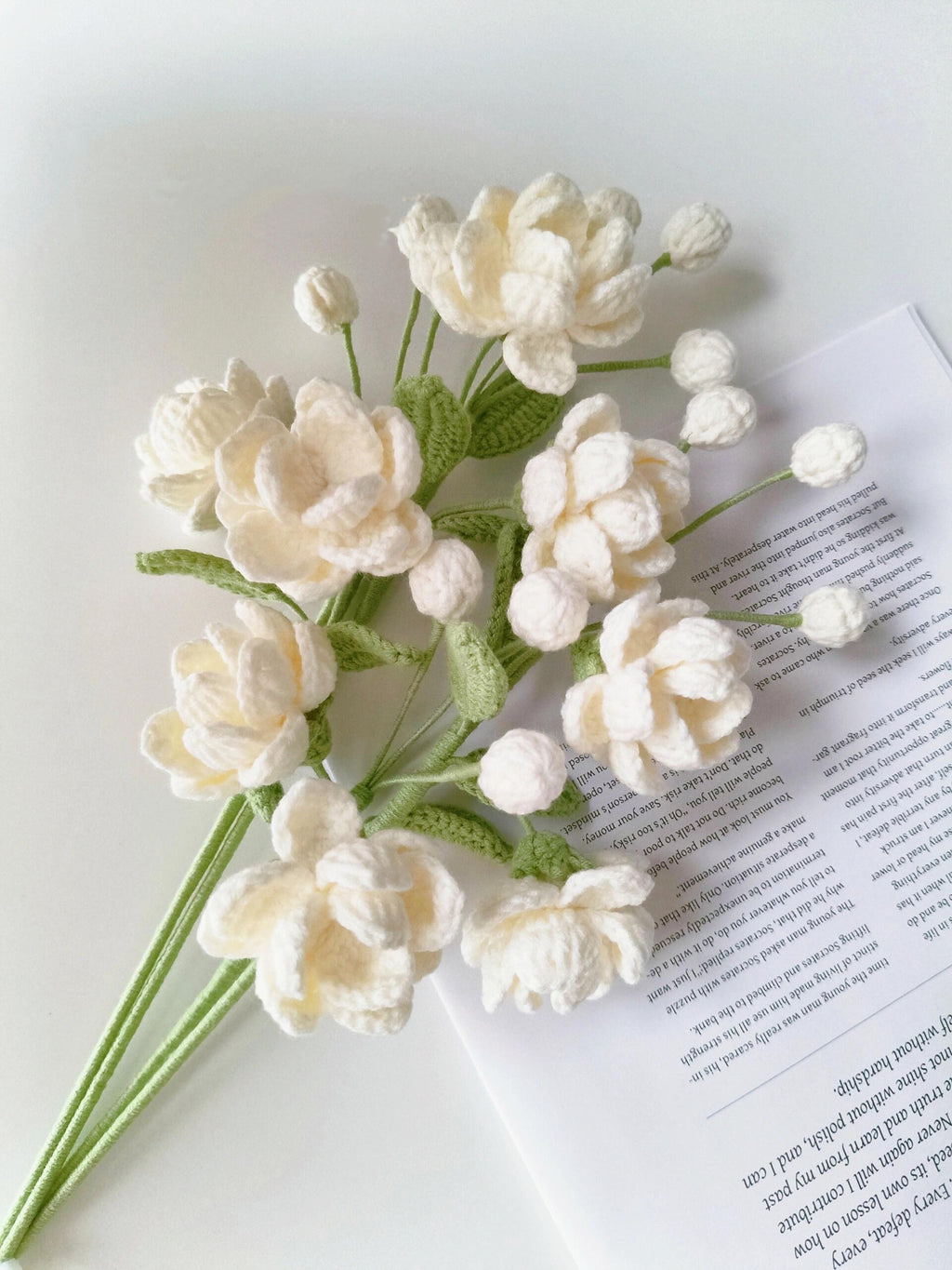 Jasmine Crochet Flower Stem CF-026