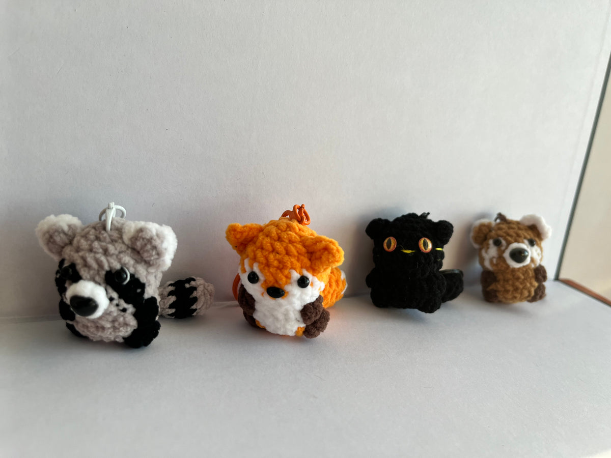 Crochet Cute Animal Keychain