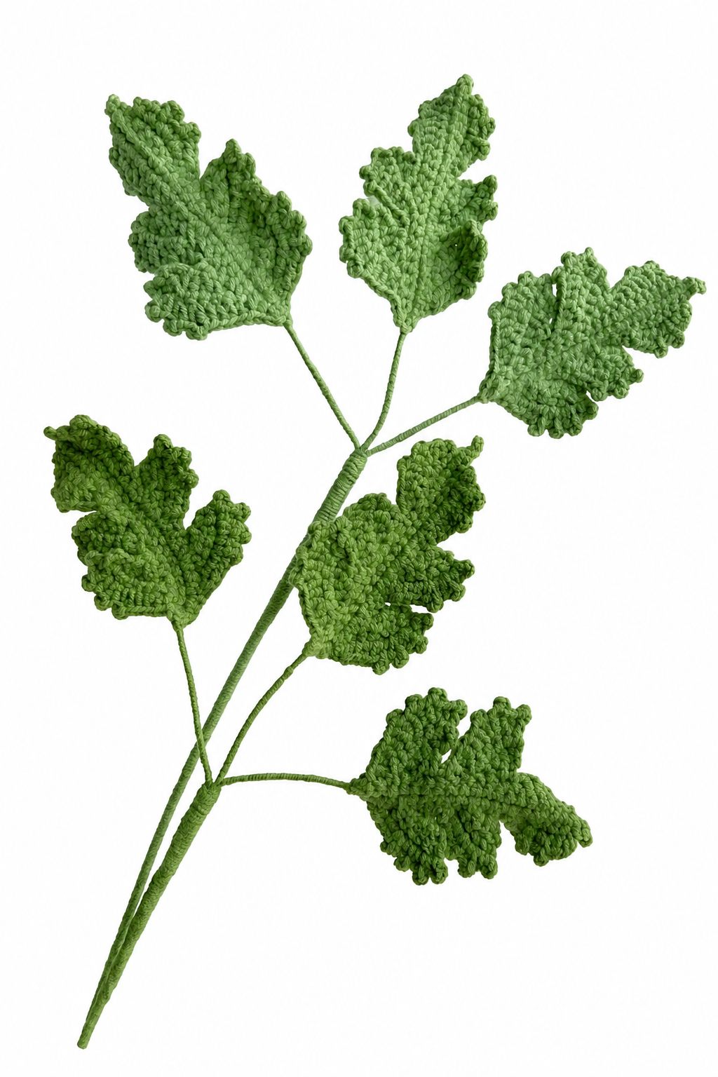 Caladium Leaf Crochet Flower Stem CL-012