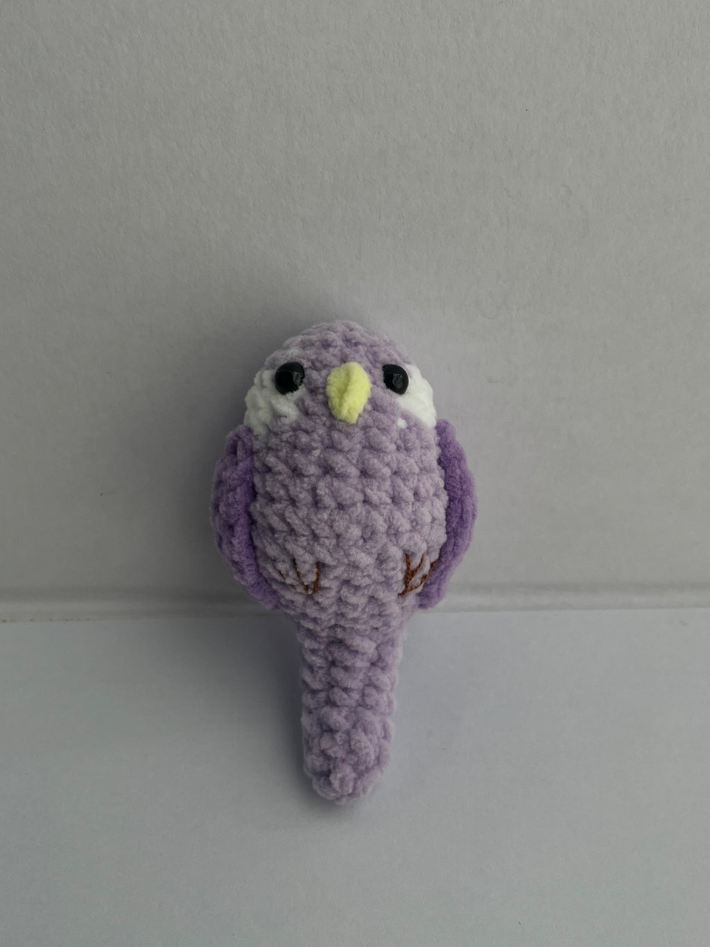 Crochet Parrot Gummy-Yarn Keychain