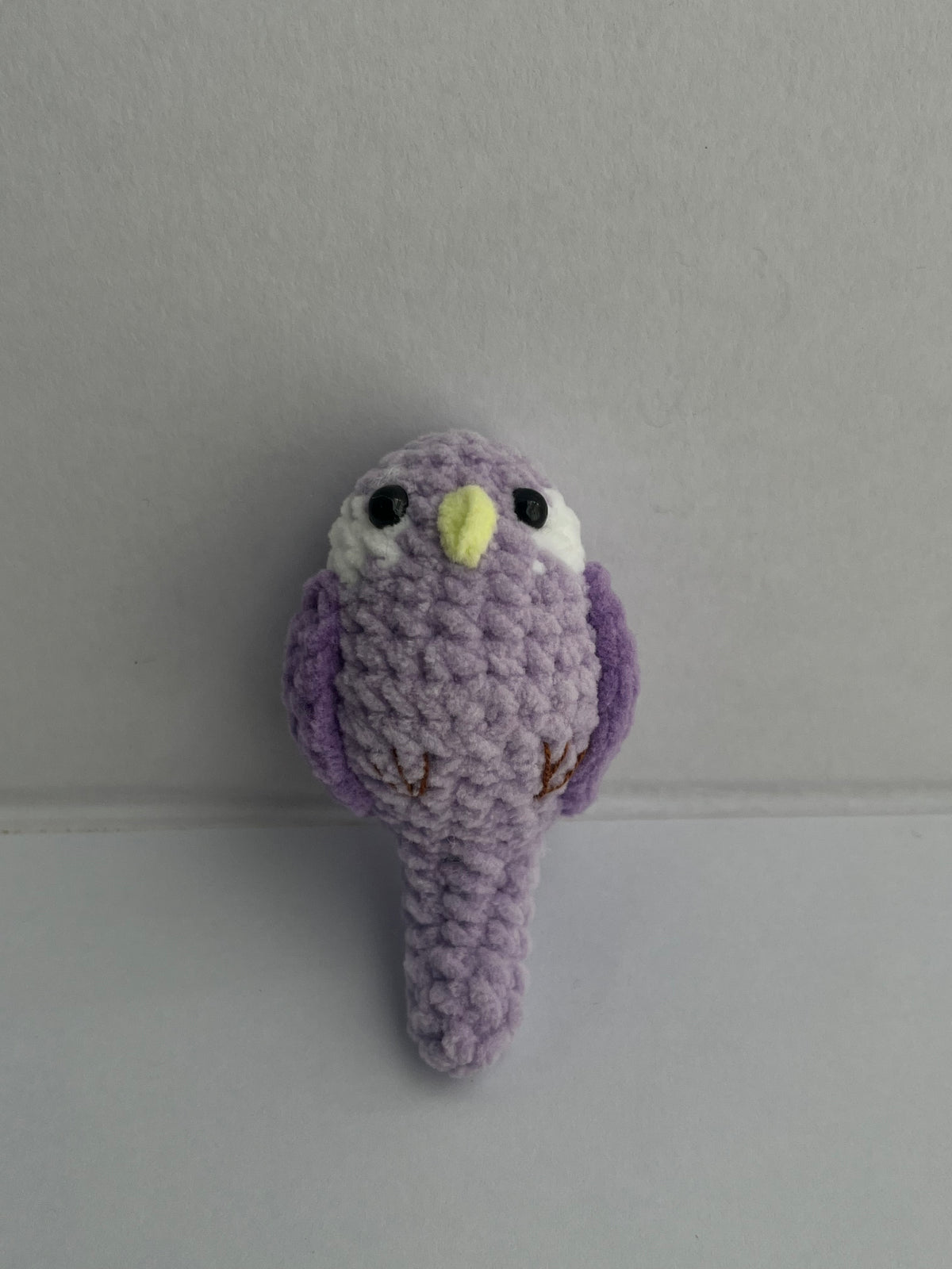 Crochet Parrot Gummy-Yarn Keychain