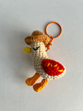 Crochet Spring Stroll Duck Keychain