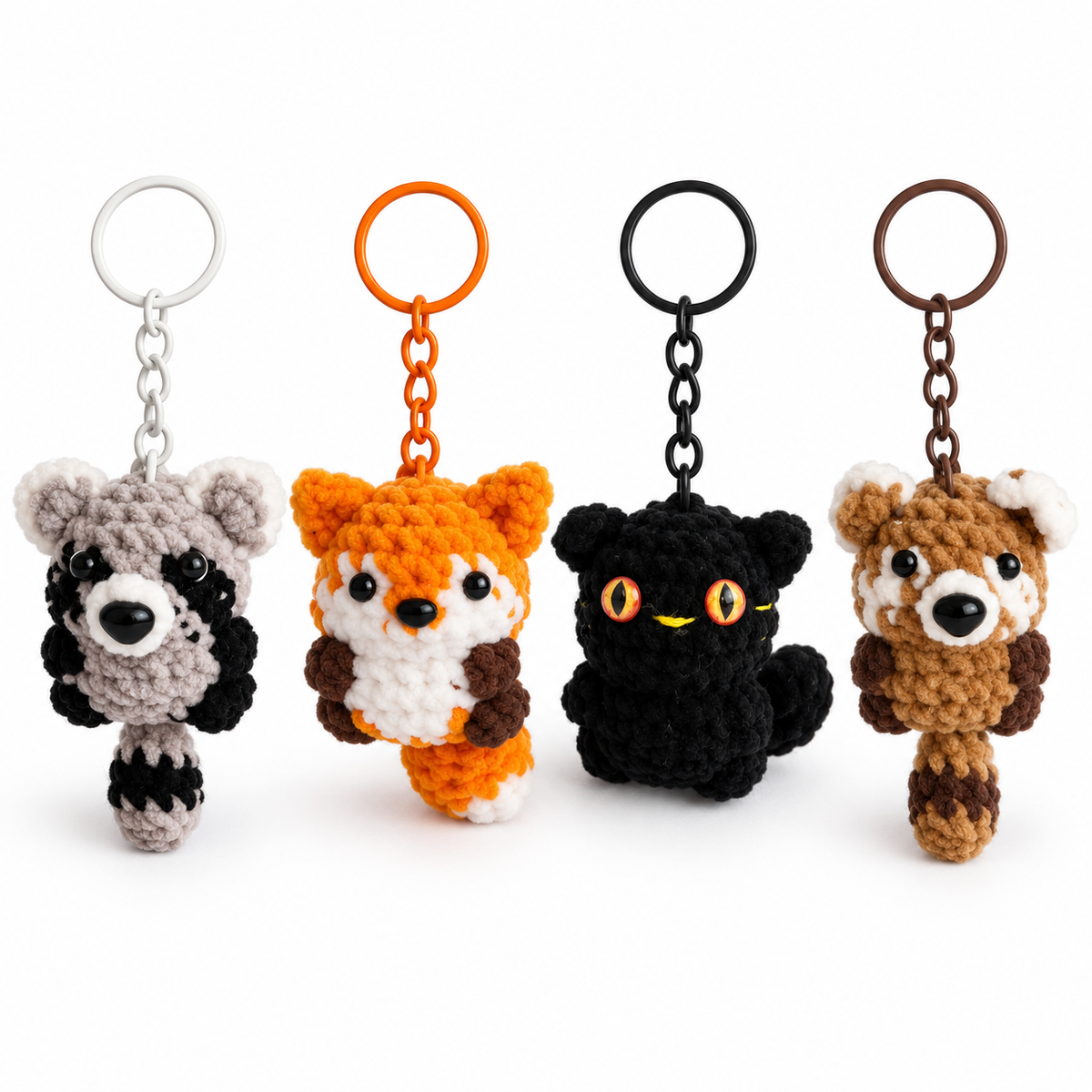 Crochet Cute Animal Keychain