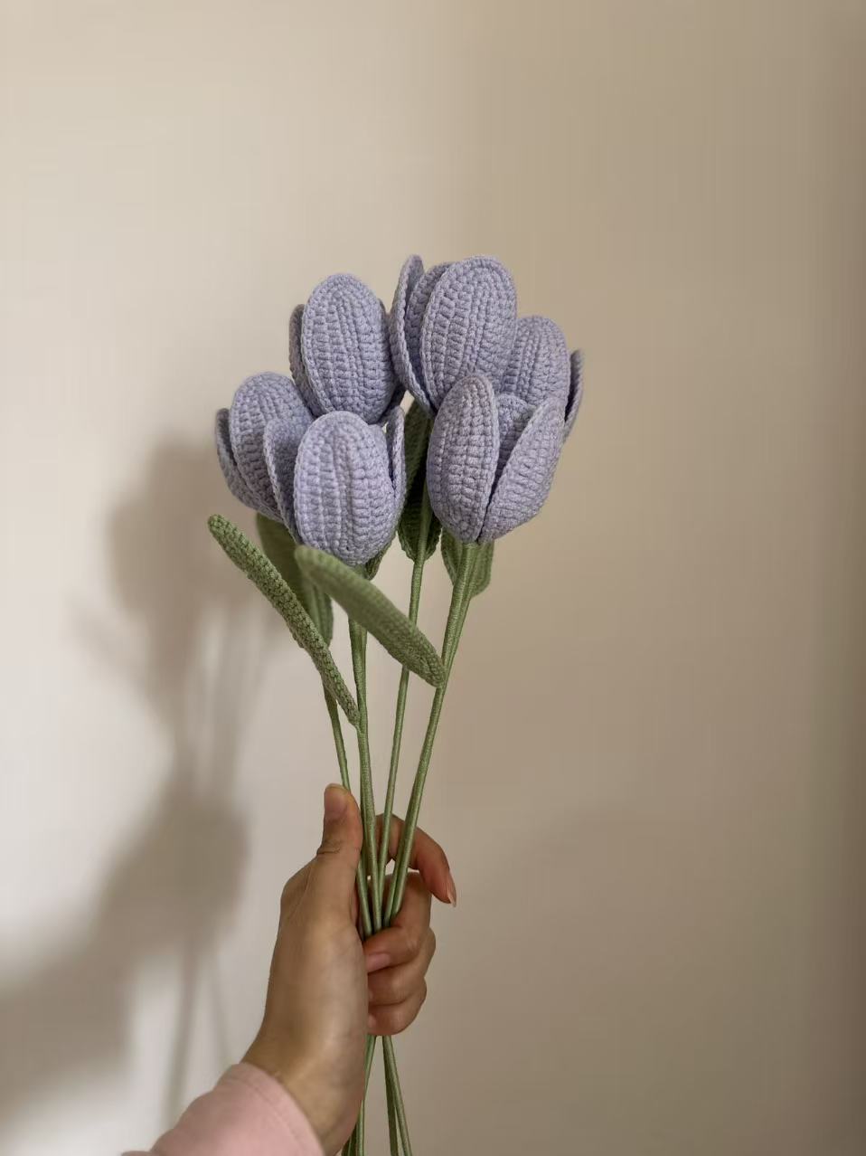 Crochet Tulip Flower Stem CF-020/CF-021