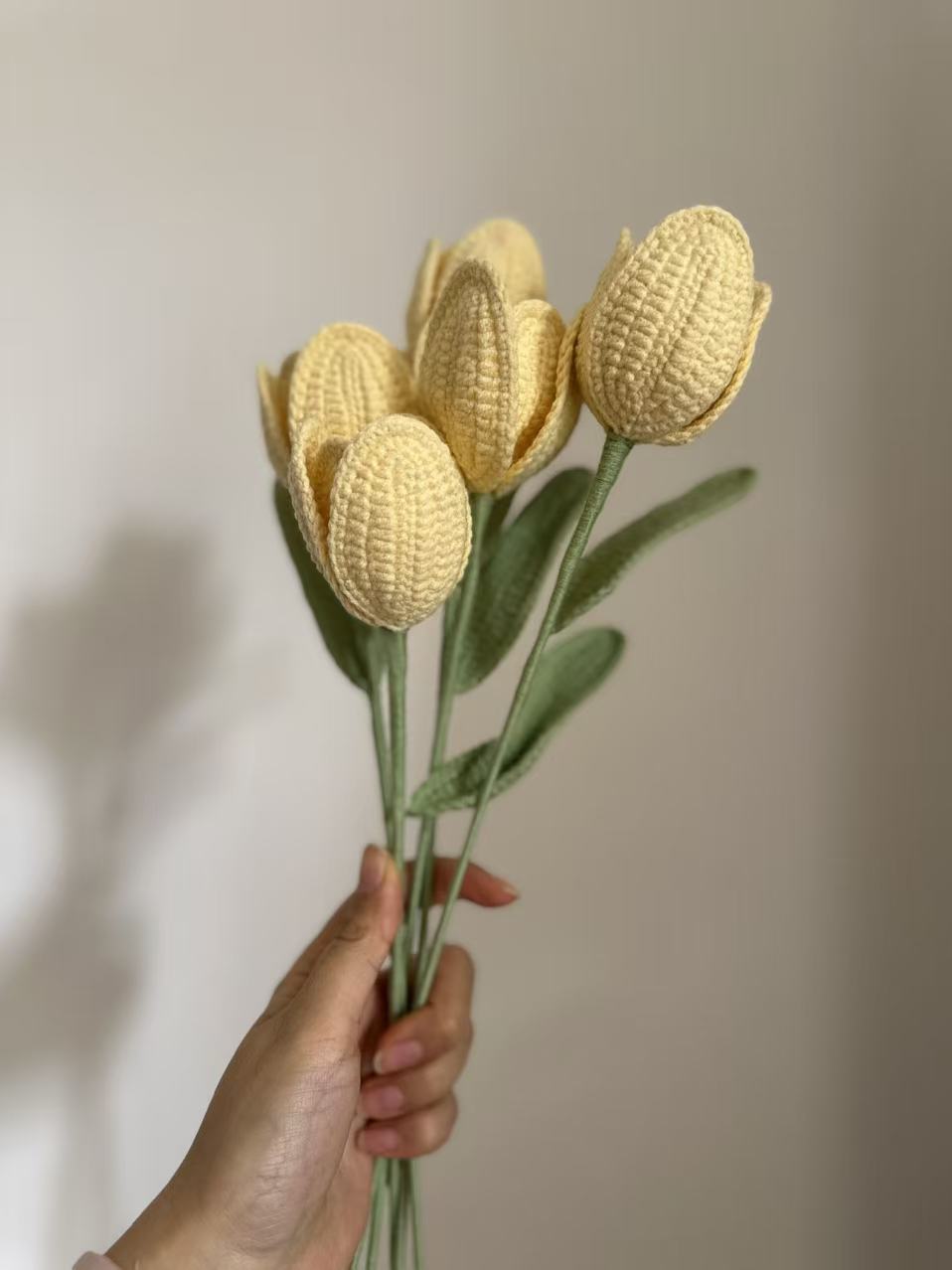 Crochet Tulip Flower Stem CF-020/CF-021