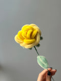 Round Petal Rose Pipe Cleaner Flower