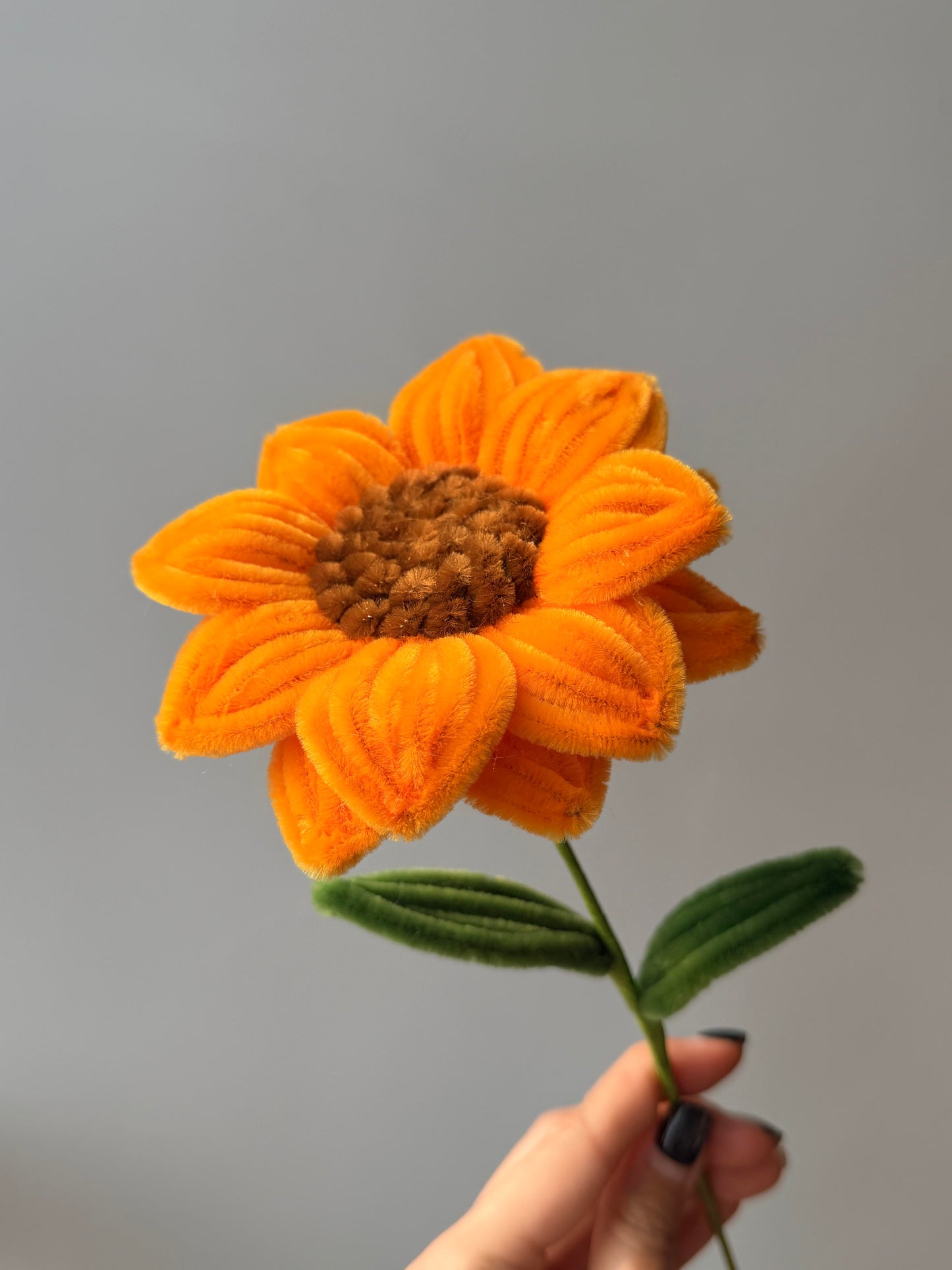 Medium Sunflower Pipe Cleaner Flower
