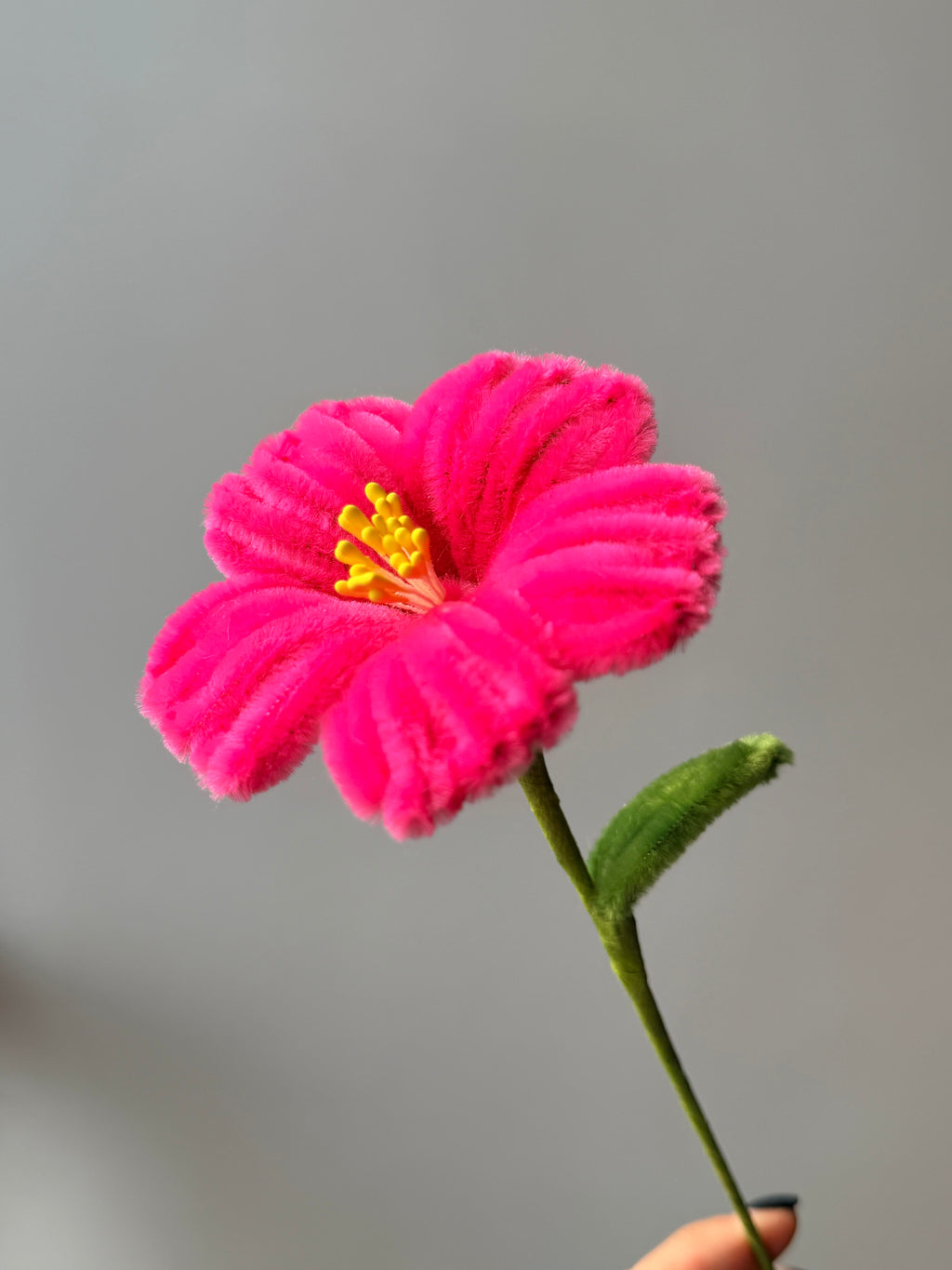 Hibiscus Pipe Cleaner Flower