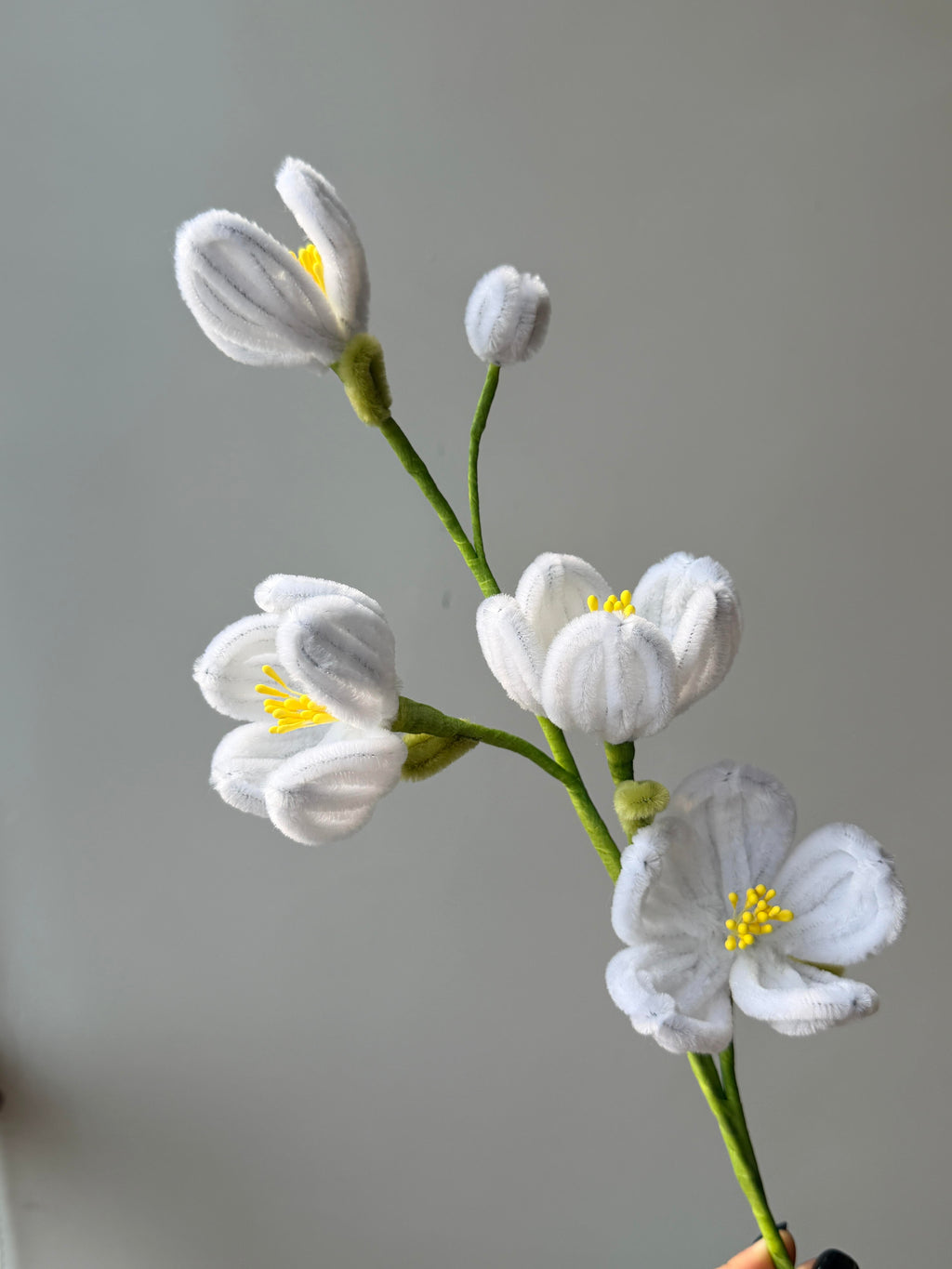 Winter Jasmine Pipe Cleaner Flower