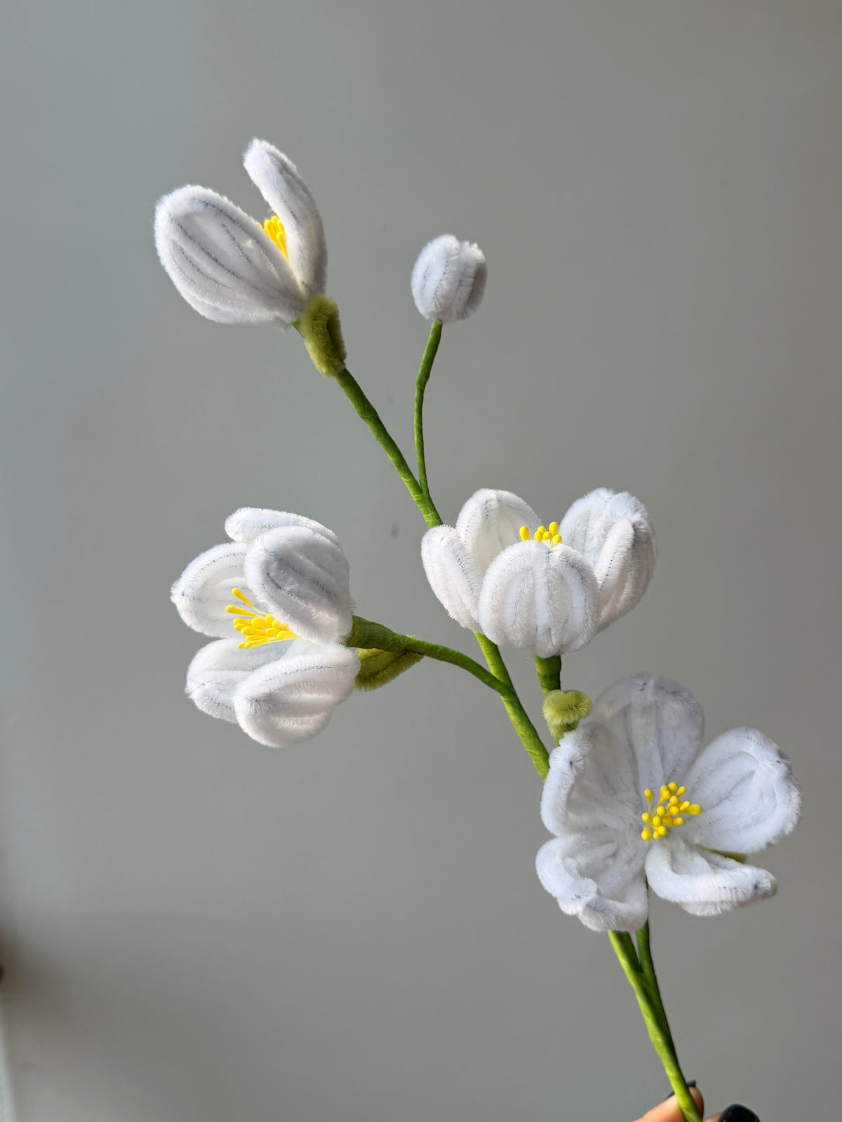 Winter Jasmine Pipe Cleaner Flower