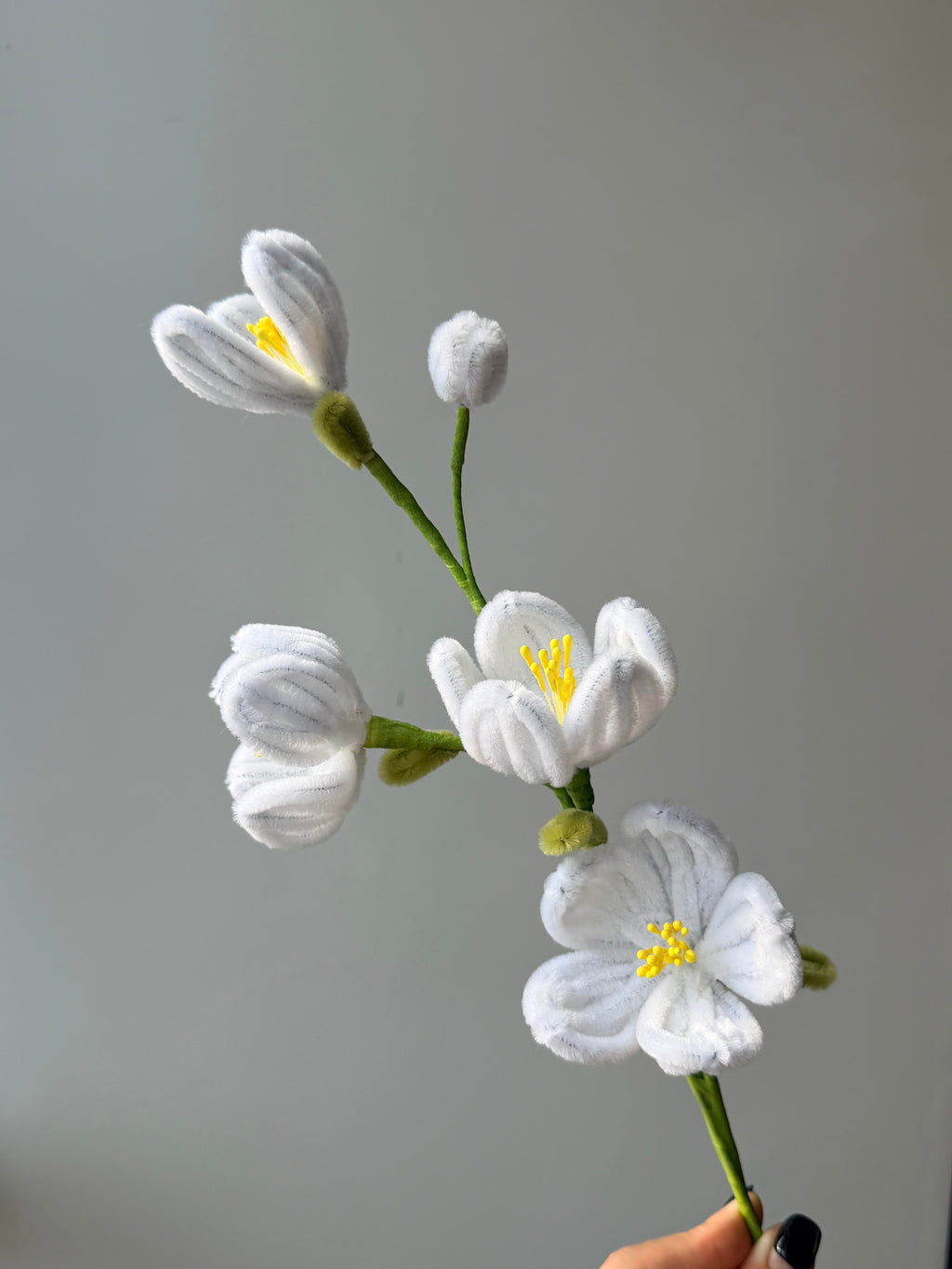 Winter Jasmine Pipe Cleaner Flower