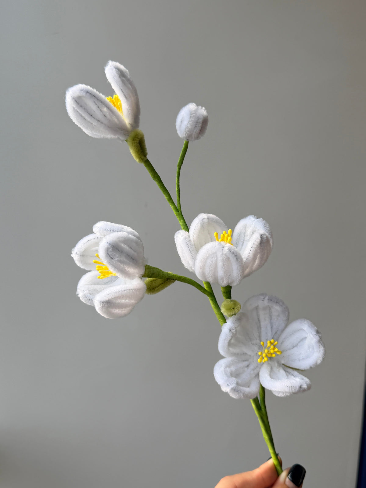 Winter Jasmine Pipe Cleaner Flower