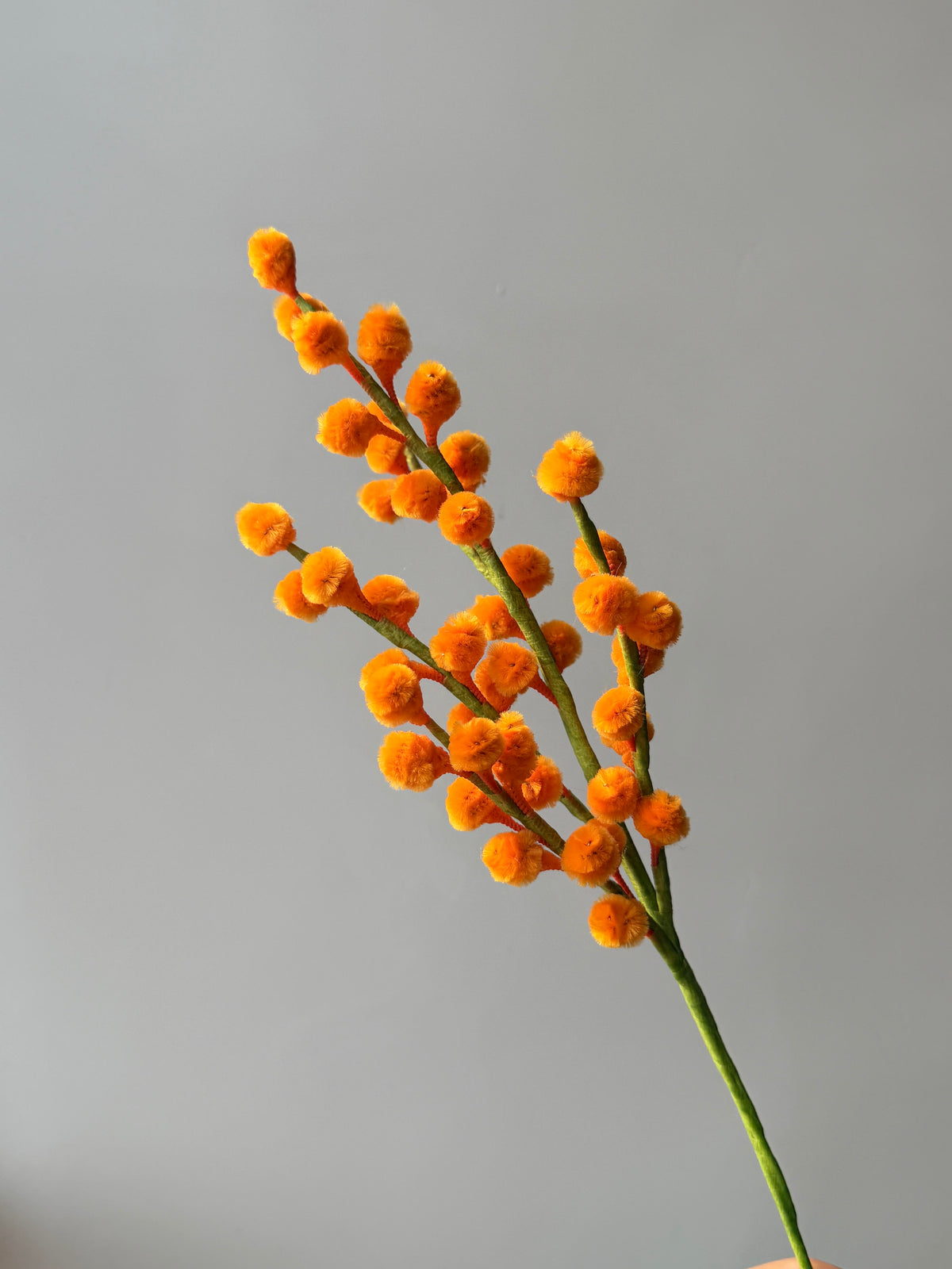 Mimosa Pipe Cleaner Flower