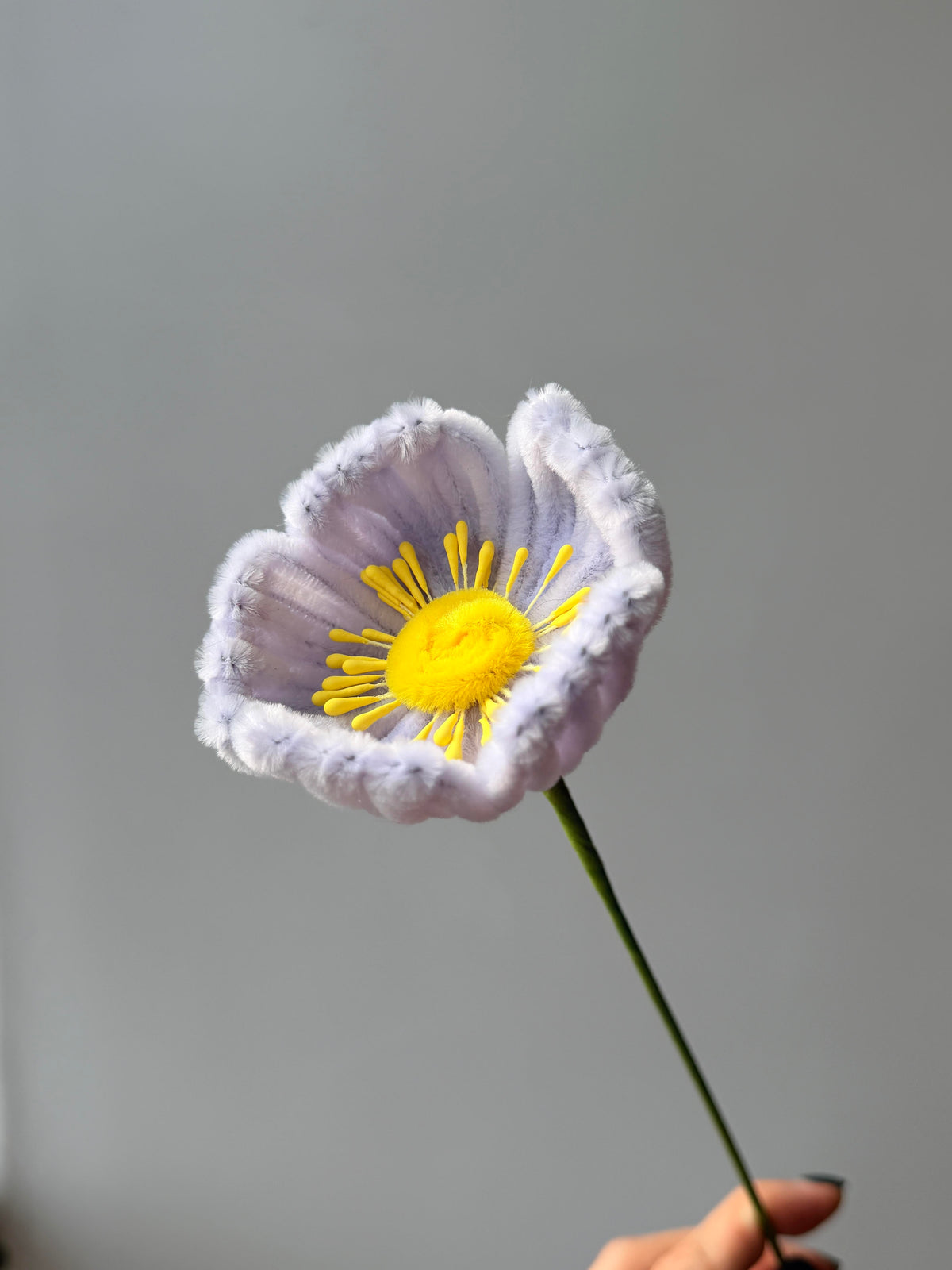Regular Poppy Pipe Cleaner Flower