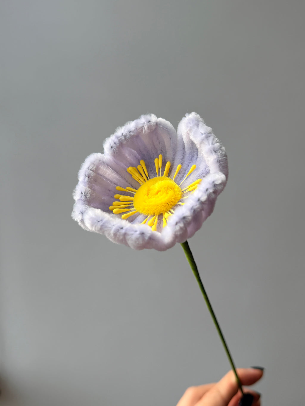 Regular Poppy Pipe Cleaner Flower