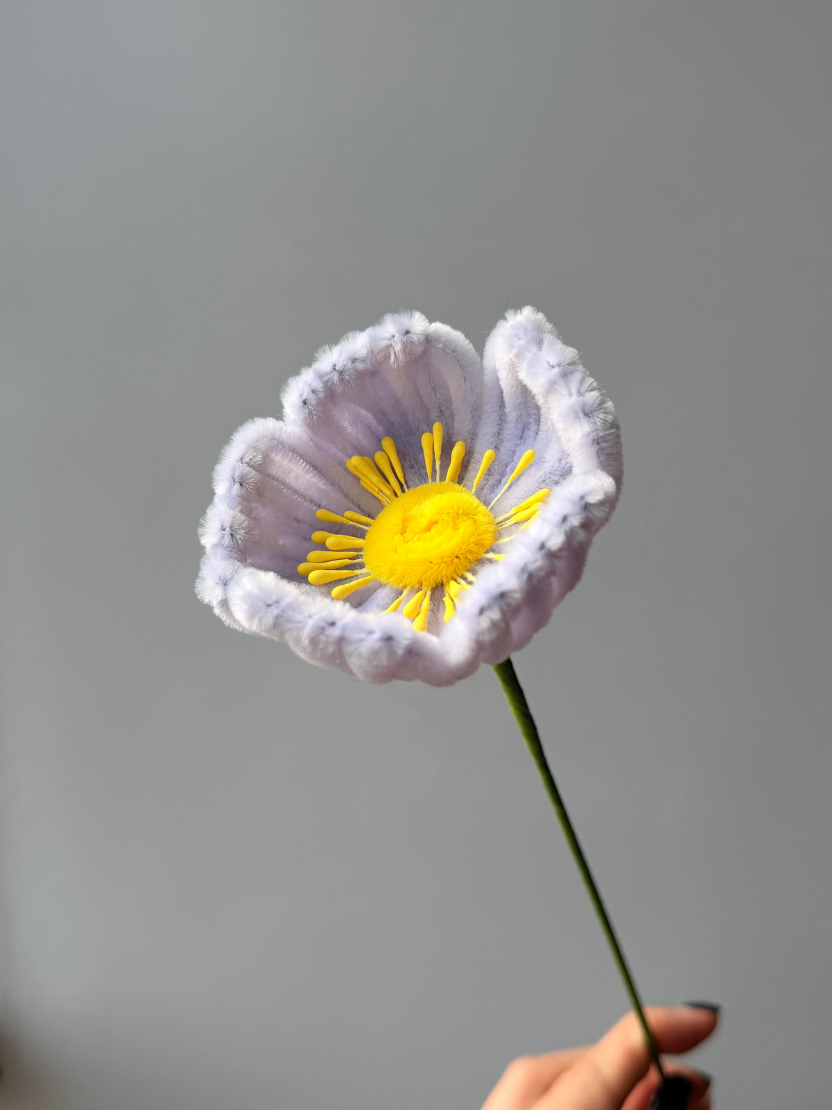 Regular Poppy Pipe Cleaner Flower