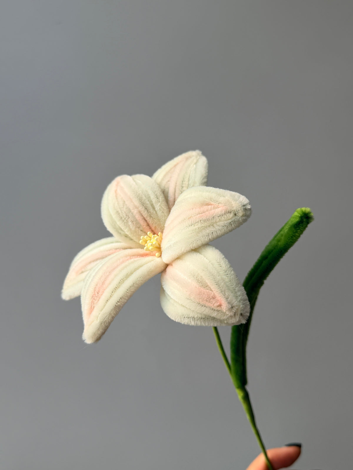 Small Lily Pipe Cleaner Flower