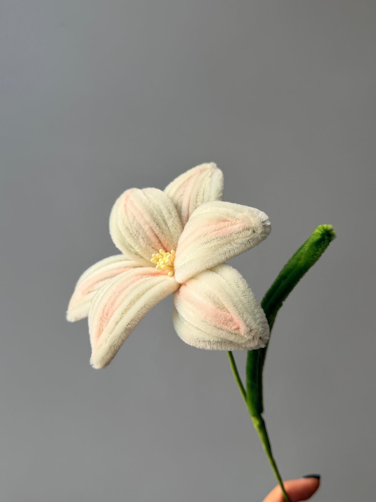 Small Lily Pipe Cleaner Flower