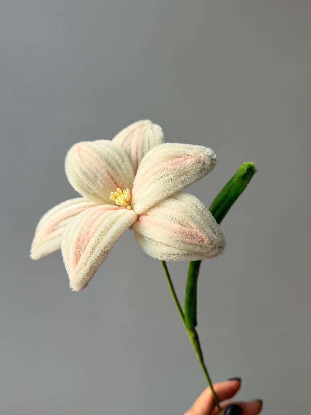 Small Lily Pipe Cleaner Flower