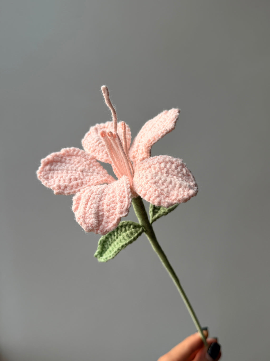 Azalea Crochet Flower Stem CF-041