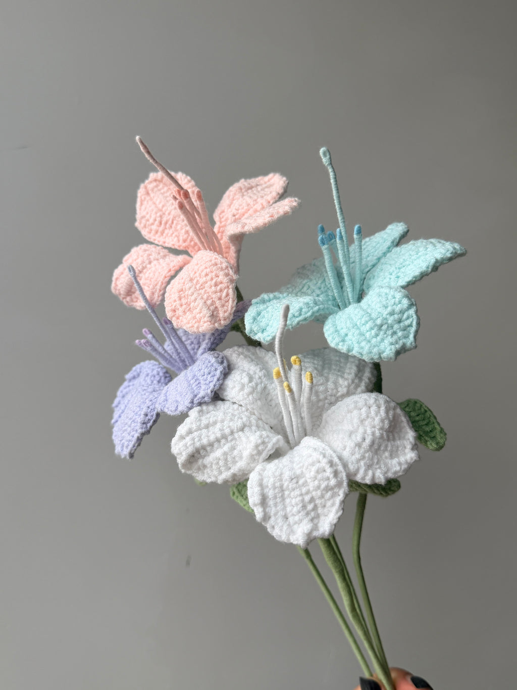 Azalea Crochet Flower Stem CF-041