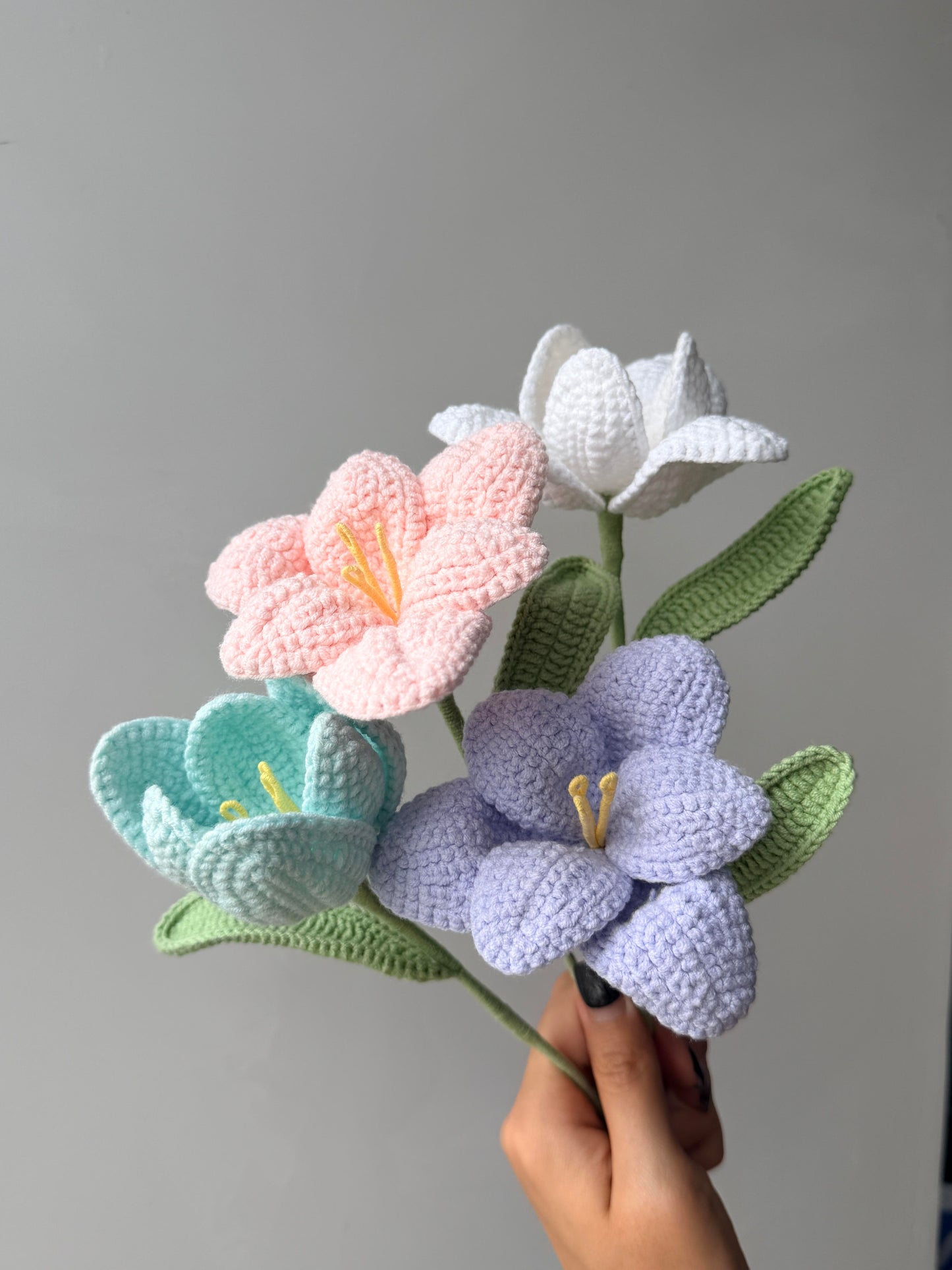 Azalea Crochet Flower Stem CF-041