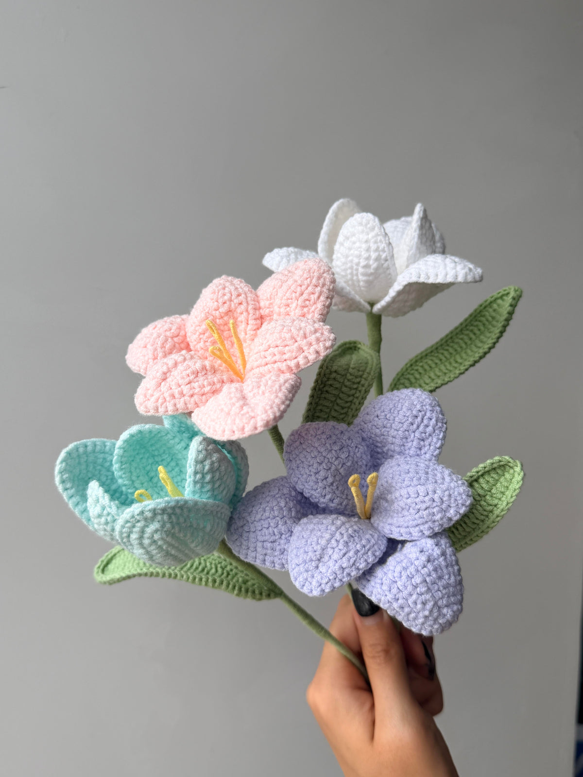 Azalea Crochet Flower Stem CF-041
