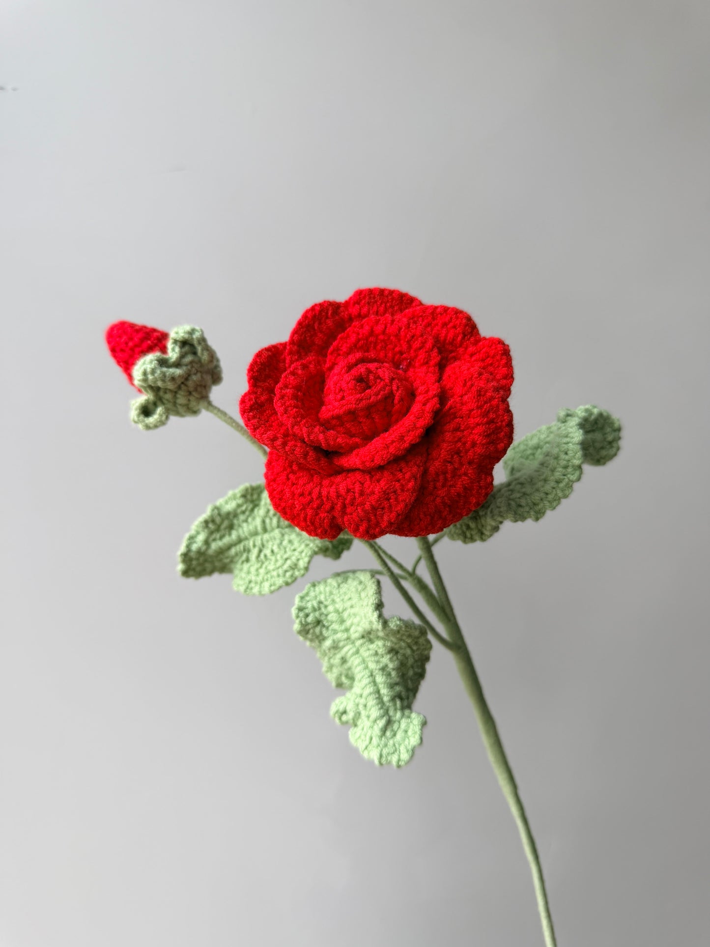 Rosa Crochet Flower Stem