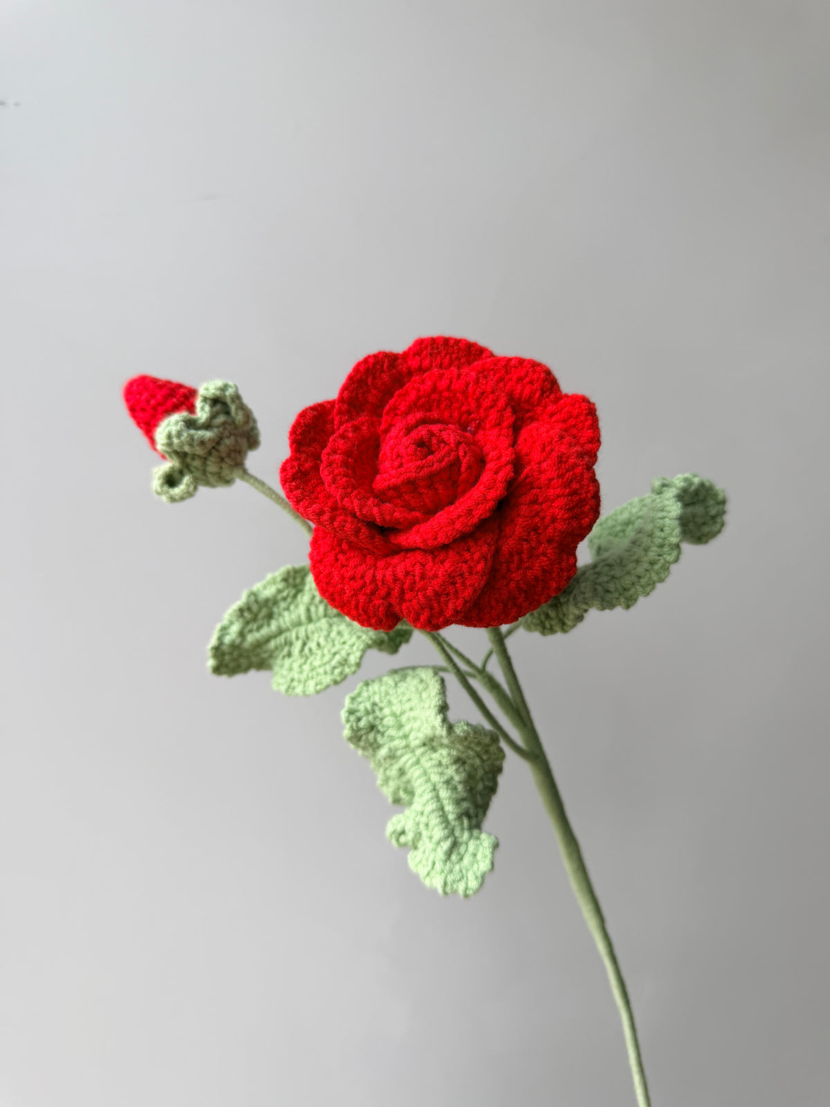 Rosa Crochet Flower Stem CF-008