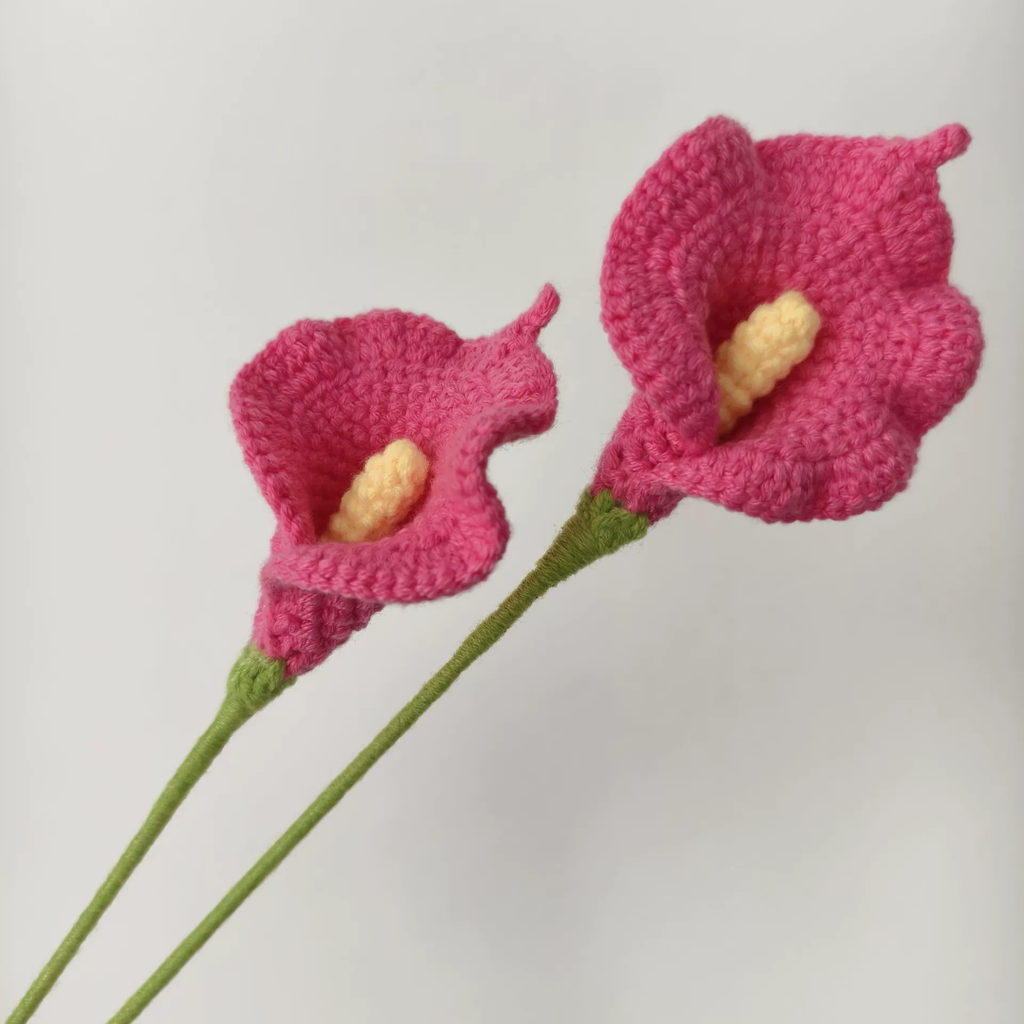 Calla Lily Crochet Flower Stem CF-043