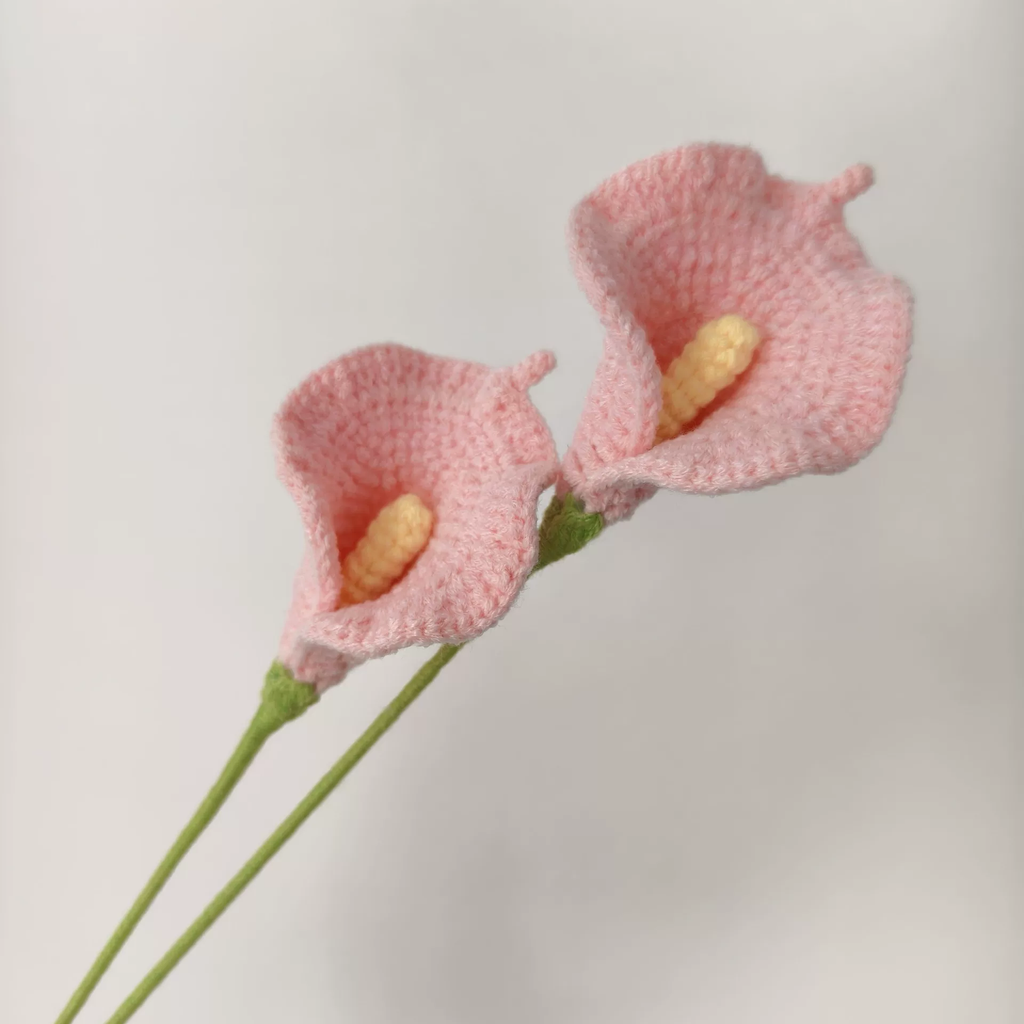 Calla Lily Crochet Flower Stem CF-043