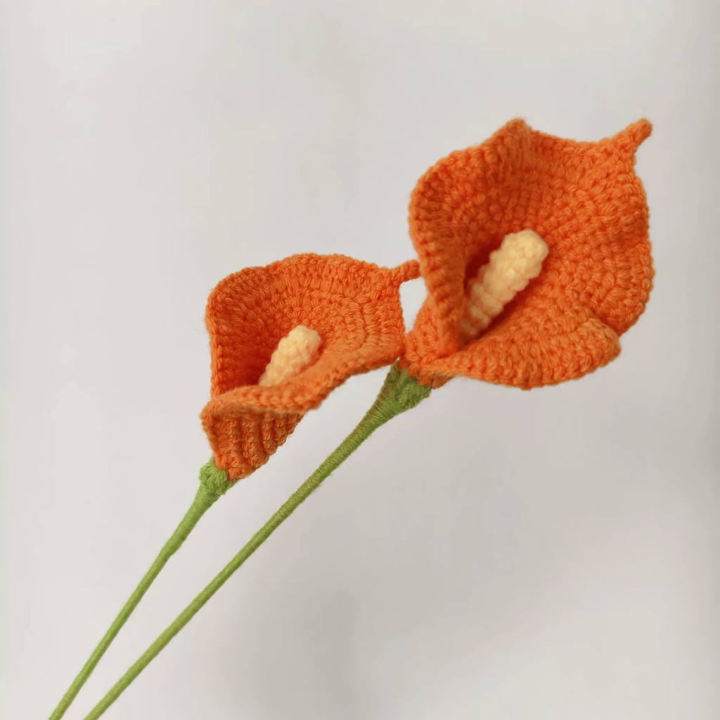 Calla Lily Crochet Flower Stem CF-043