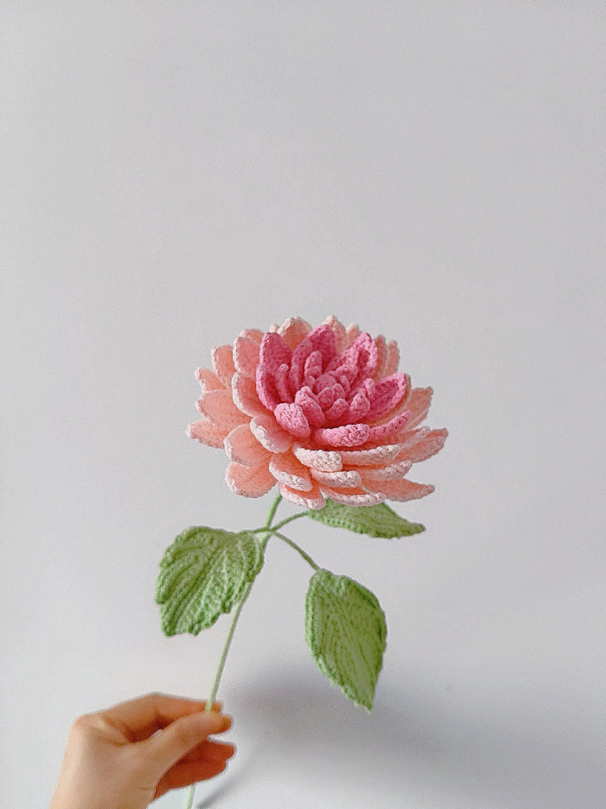 Dahlia Crochet Flower Stem