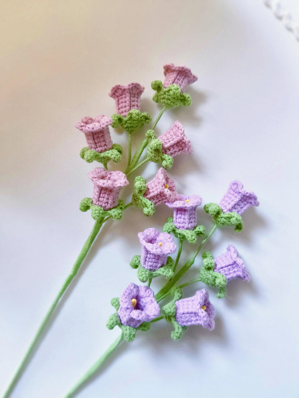 Bellflower Crochet Flower Stem