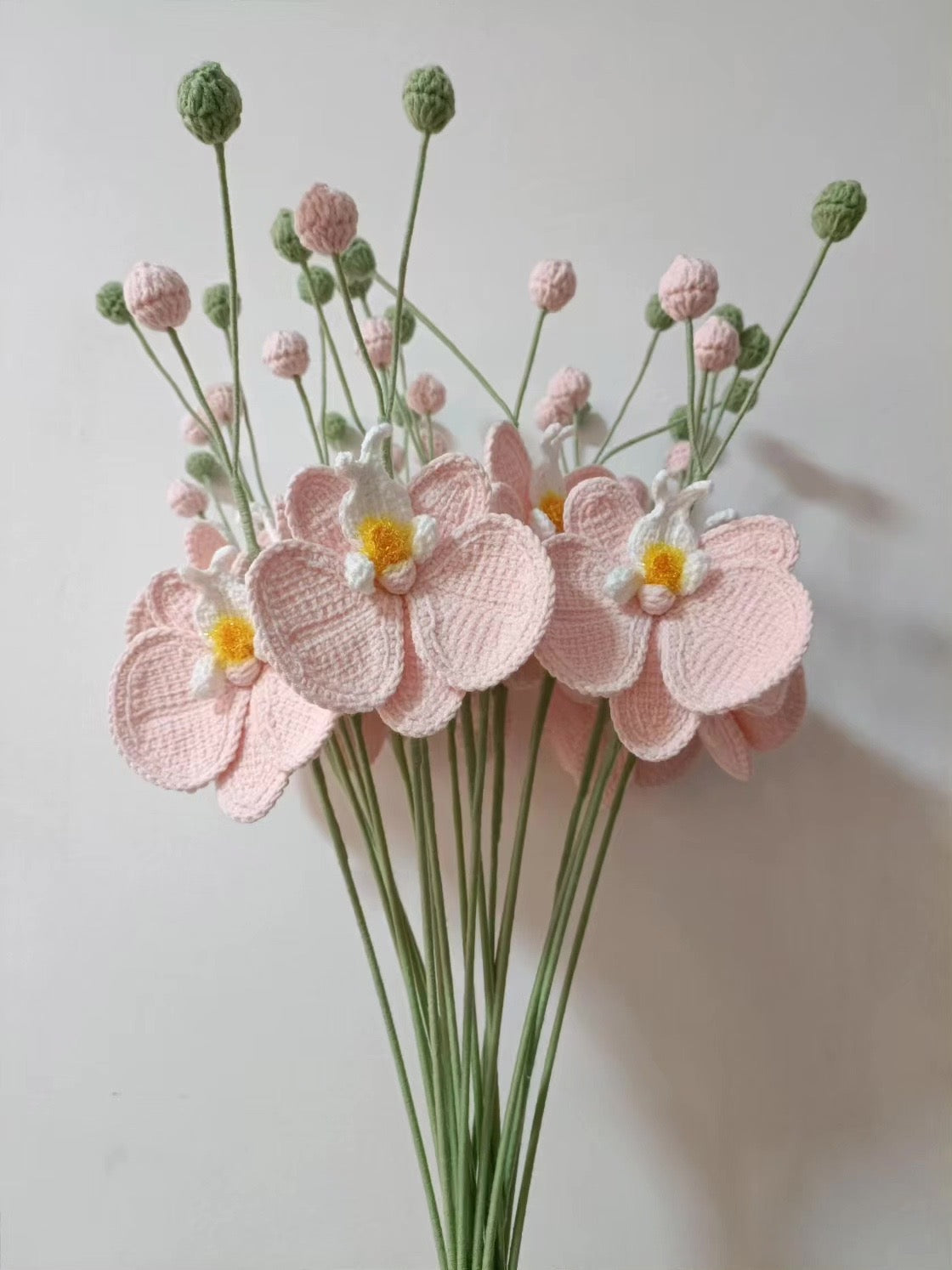 Orchid Crochet Flower Stem CF-024
