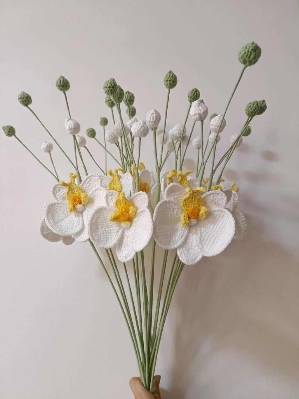 Orchid Crochet Flower Stem CF-024