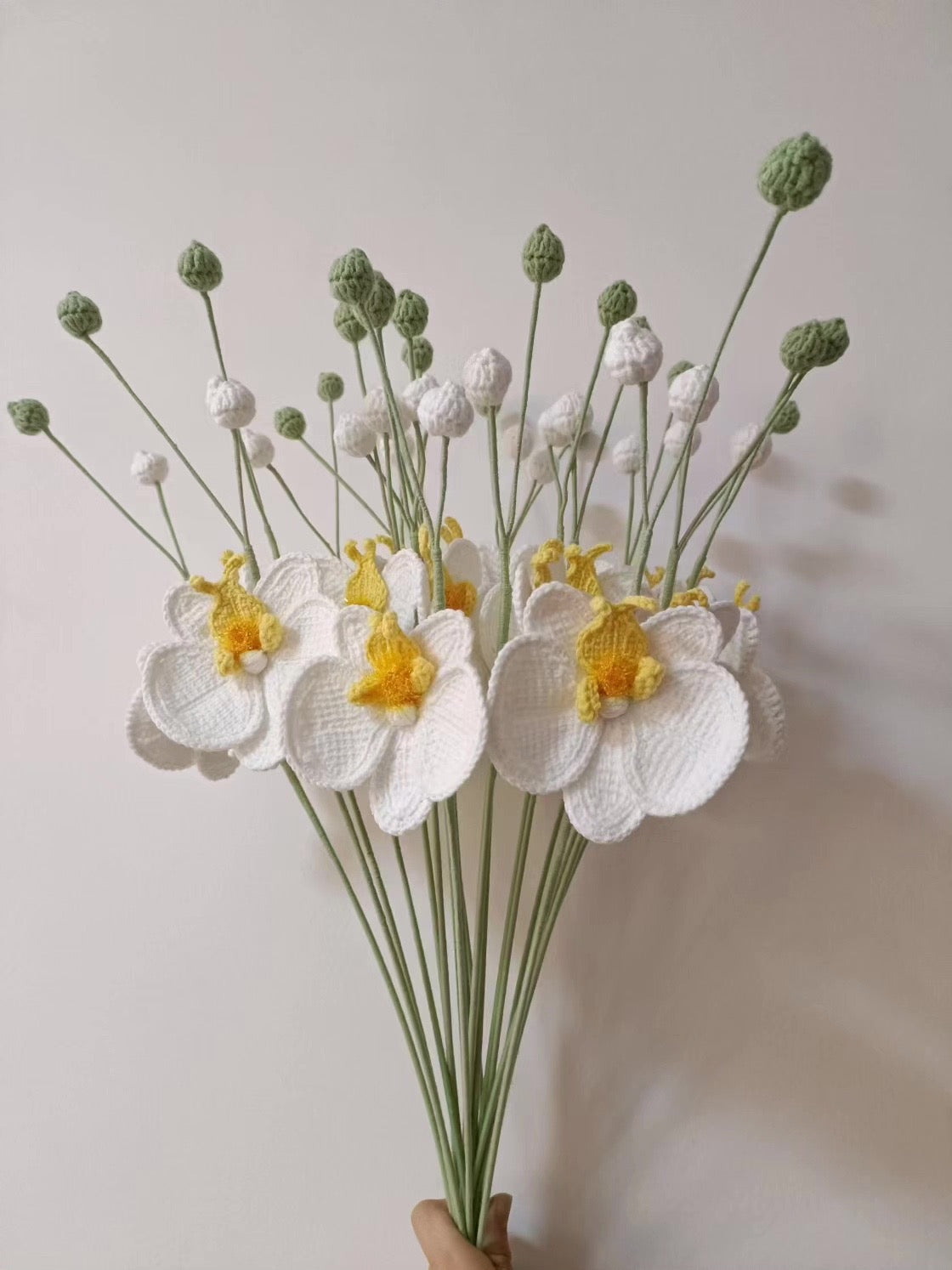 Orchid Crochet Flower Stem CF-024