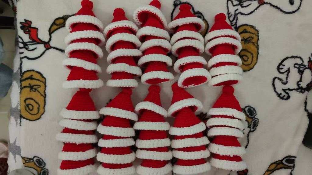 Crochet Mini Christmas Hats