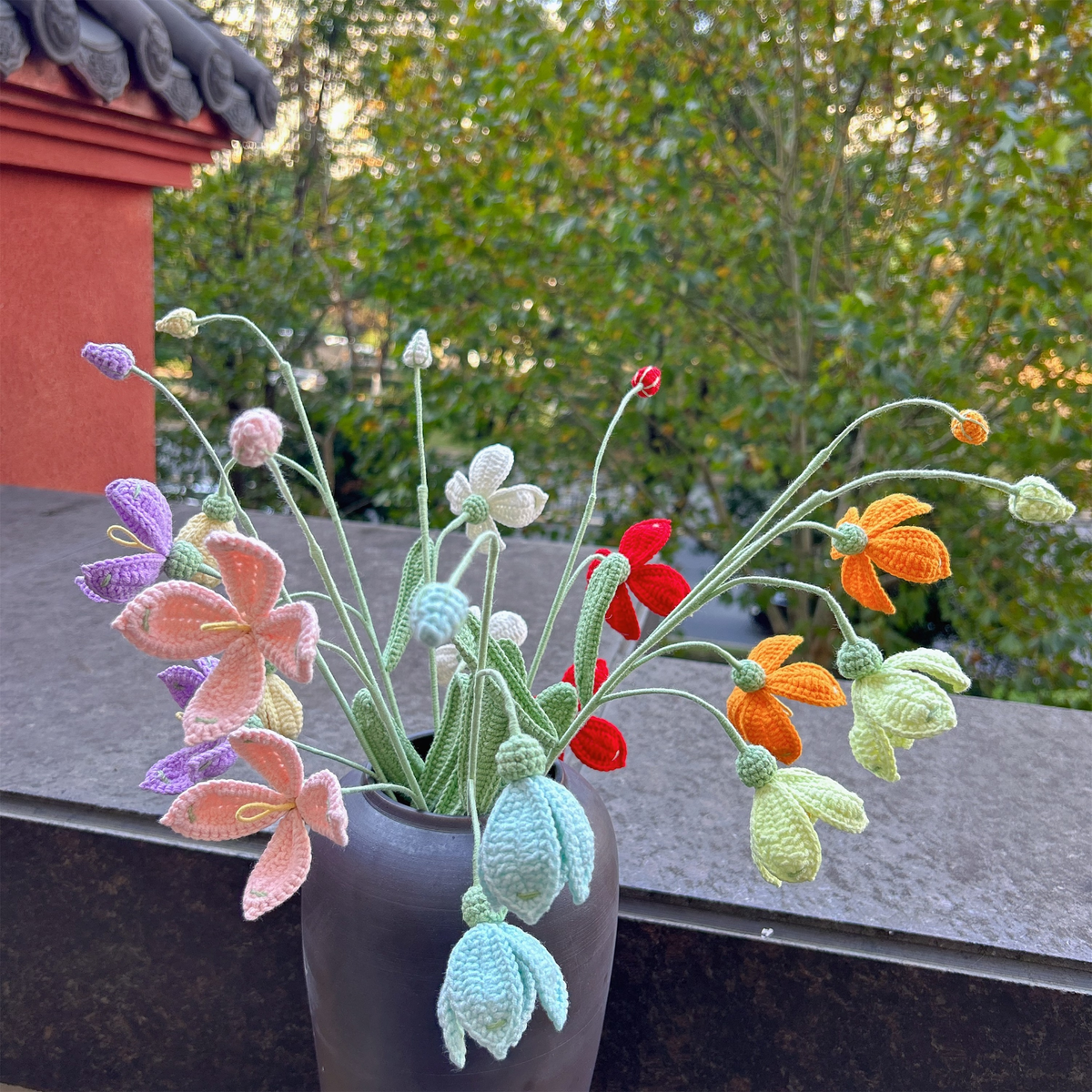 Fairy Flower Crochet Flower Stem