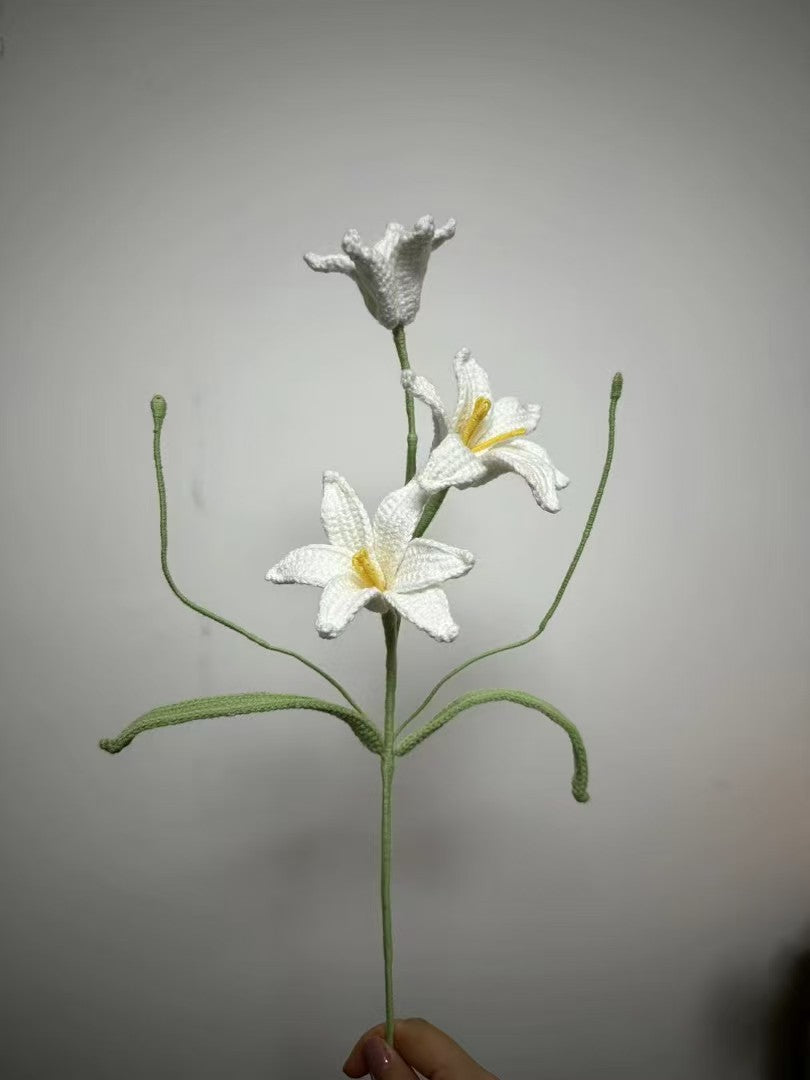 Rain Lily Crochet Flower Stem CF-023