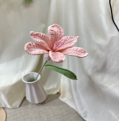 Peruvian Lily Crochet Flower Stem CF-017