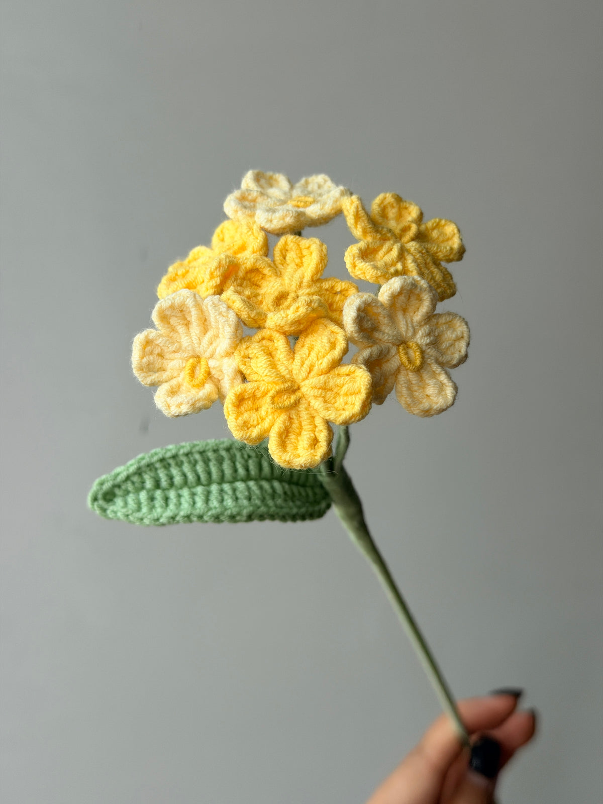 Forget me not Crochet Flower Stem CF-048