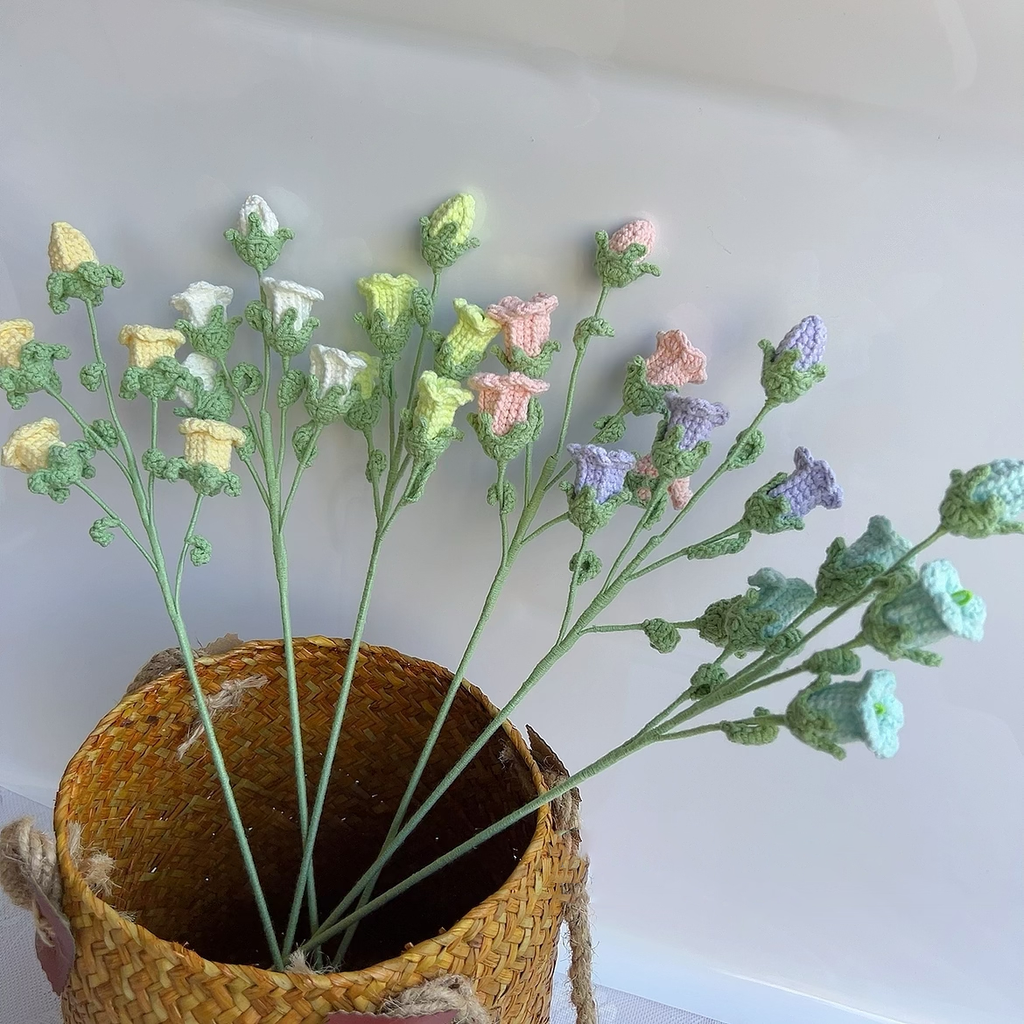 Bellflower Crochet Flower Stem