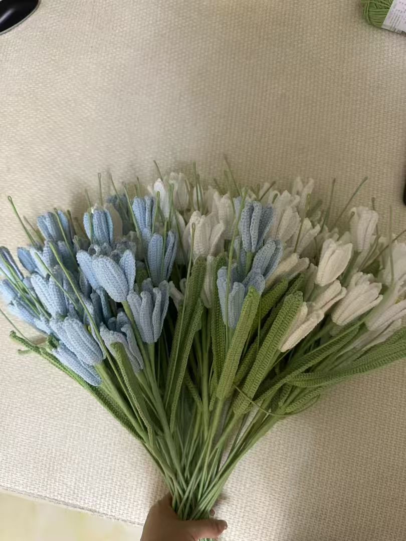 Rain Lily Crochet Flower Stem CF-023